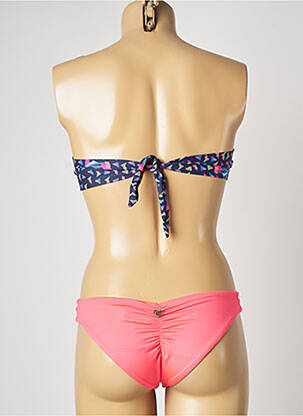 Maillot de bain 2 pièces stretch haut soutien-gorge moulé rose BANANA MOON femme