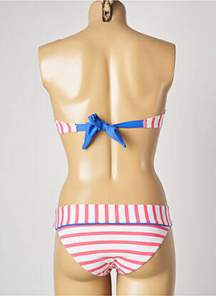 Maillot de bain 2 pièces stretch haut soutien-gorge moulé rose BANANA MOON femme