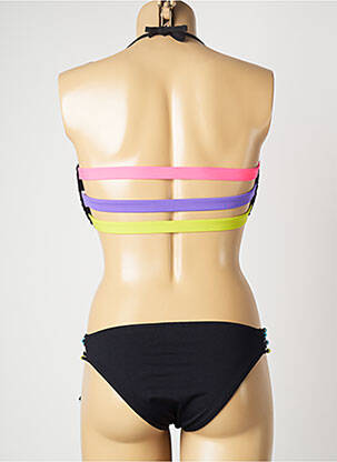 Maillot de bain 2 pièces stretch haut soutien-gorge moulé noir BANANA MOON femme