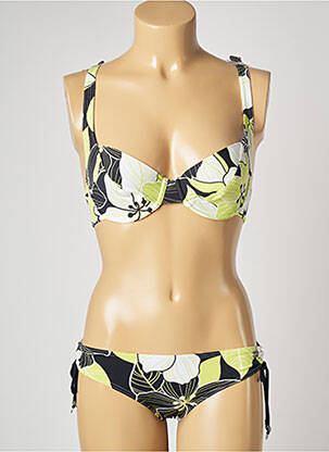 Maillot de bain 2 pièces stretch vert BANANA MOON femme