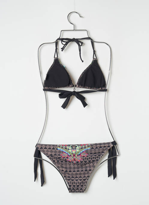 Maillot de bain 2 pièces marron BANANA MOON pour femme