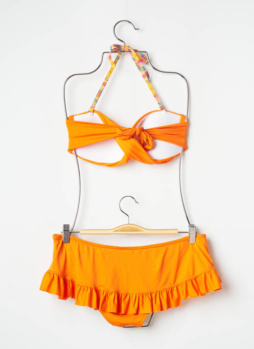 Maillot de bain 2 pièces orange BANANA MOON pour femme