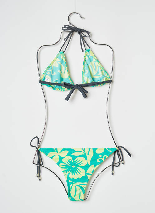 Maillot de bain 2 pièces vert BANANA MOON pour femme