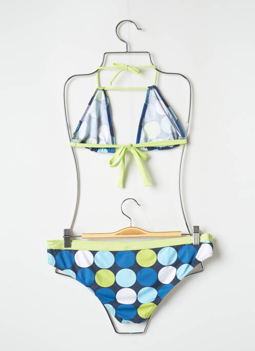 Maillot de bain 2 pièces bleu BANANA MOON pour femme