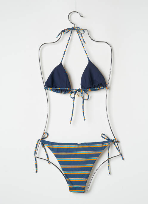 Maillot de bain 2 pièces bleu BANANA MOON pour femme