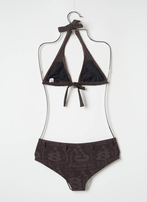 Maillot de bain 2 pièces marron BANANA MOON pour femme