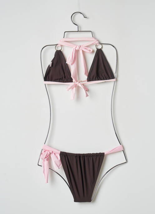Maillot de bain 2 pièces marron BANANA MOON femme