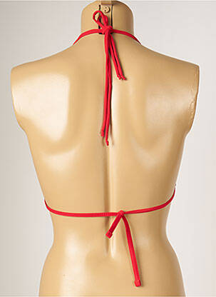 Haut de maillot de bain stretch haut triangles rouge BANANA MOON femme