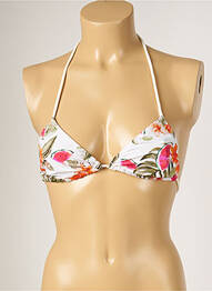 Haut de maillot de bain stretch haut triangles vert BANANA MOON femme