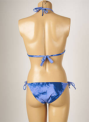 Maillot de bain 2 pièces stretch haut triangles violet BANANA MOON femme