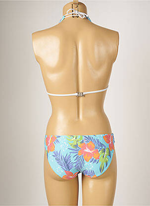 Maillot de bain 2 pièces stretch bleu BANANA MOON femme
