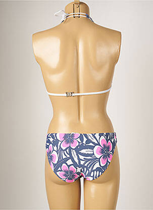 Maillot de bain 2 pièces stretch bleu BANANA MOON femme