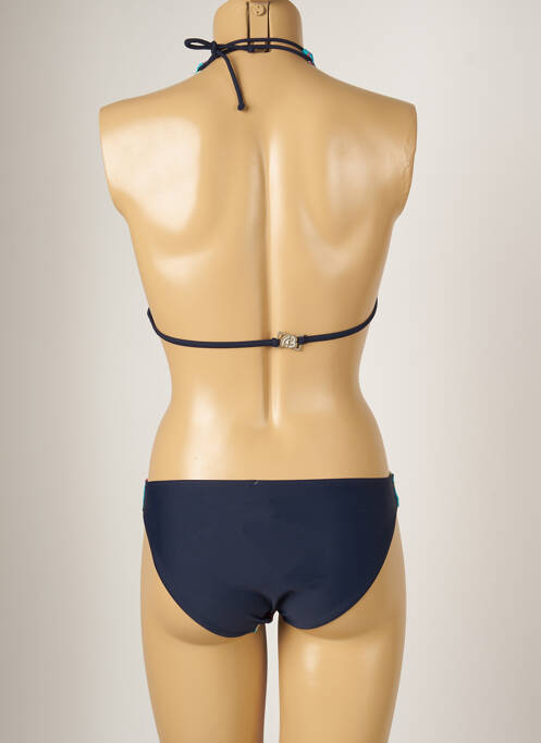 Maillot de bain 2 pièces stretch bleu BANANA MOON femme