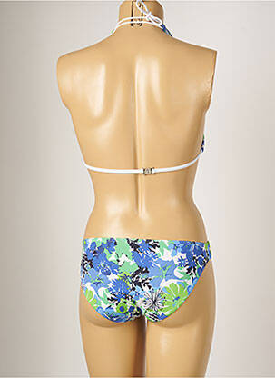 Maillot de bain 2 pièces stretch bleu BANANA MOON femme