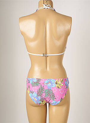 Maillot de bain 2 pièces stretch rose BANANA MOON femme
