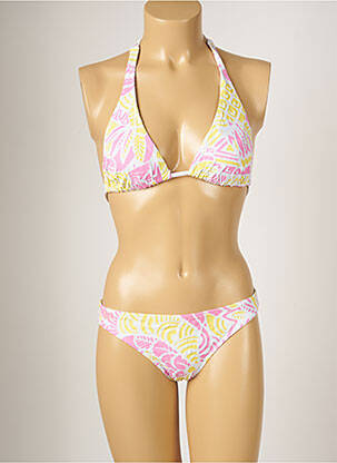 Maillot de bain 2 pièces stretch rose BANANA MOON femme