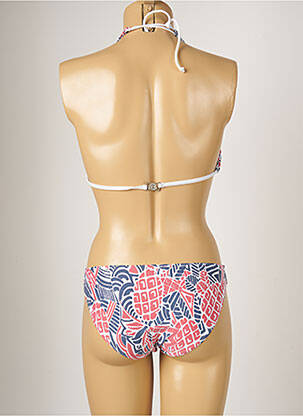 Maillot de bain 2 pièces micro fibres haut triangles bleu BANANA MOON femme