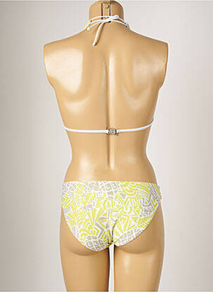 Maillot de bain 2 pièces stretch haut triangles vert BANANA MOON femme