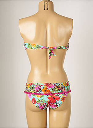 Maillot de bain 2 pièces stretch haut bandeau rose BANANA MOON femme