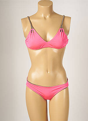 Maillot de bain 2 pièces stretch rose BANANA MOON femme