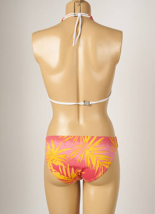 Maillot de bain 2 pièces stretch haut triangles rose BANANA MOON femme