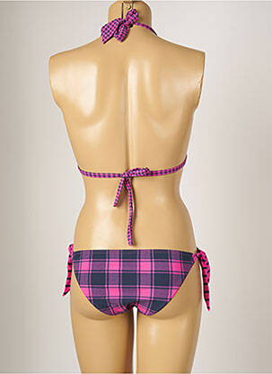 Maillot de bain 2 pièces stretch haut soutien-gorge moulé violet BANANA MOON femme