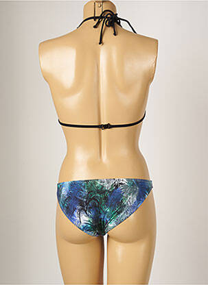 Maillot de bain 2 pièces stretch haut triangles bleu BANANA MOON femme