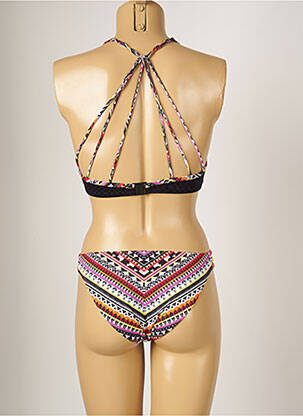 Maillot de bain 2 pièces stretch haut soutien-gorge moulé noir BANANA MOON femme