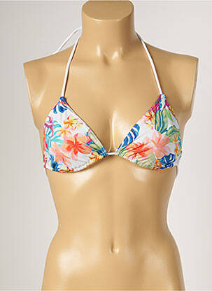 Haut de maillot de bain stretch haut triangles vert BANANA MOON femme