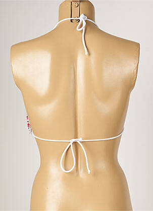 Haut de maillot de bain stretch haut triangles rose BANANA MOON femme