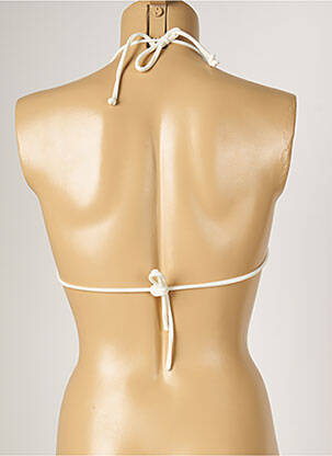 Haut de maillot de bain stretch haut triangles blanc BANANA MOON femme