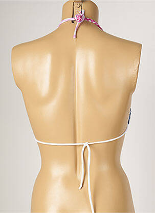 Haut de maillot de bain stretch haut triangles bleu BANANA MOON femme