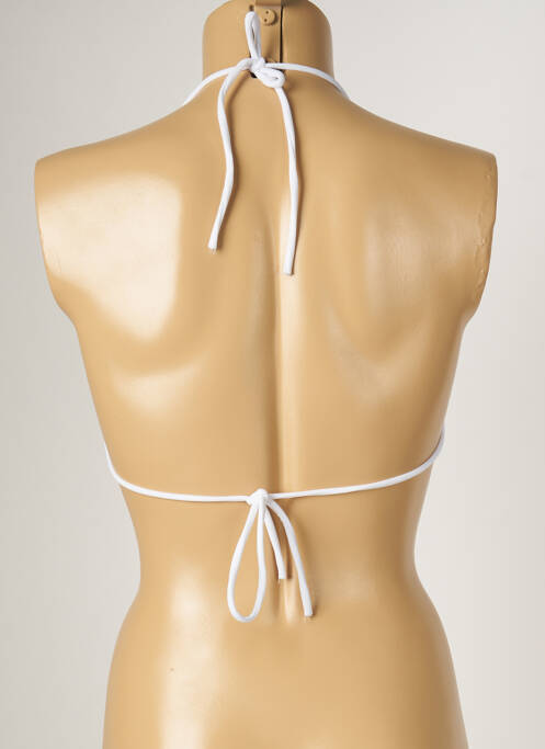Haut de maillot de bain fermeture liens à nouer haut triangles violet BANANA MOON femme
