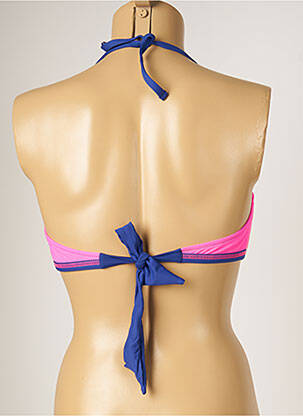 Haut de maillot de bain stretch haut bandeau bleu BANANA MOON femme