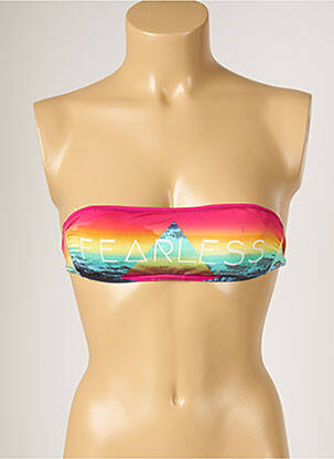 Haut de maillot de bain stretch haut bandeau rose BANANA MOON femme