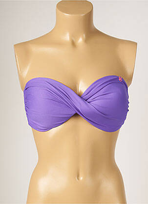 Haut de maillot de bain violet BANANA MOON pour femme