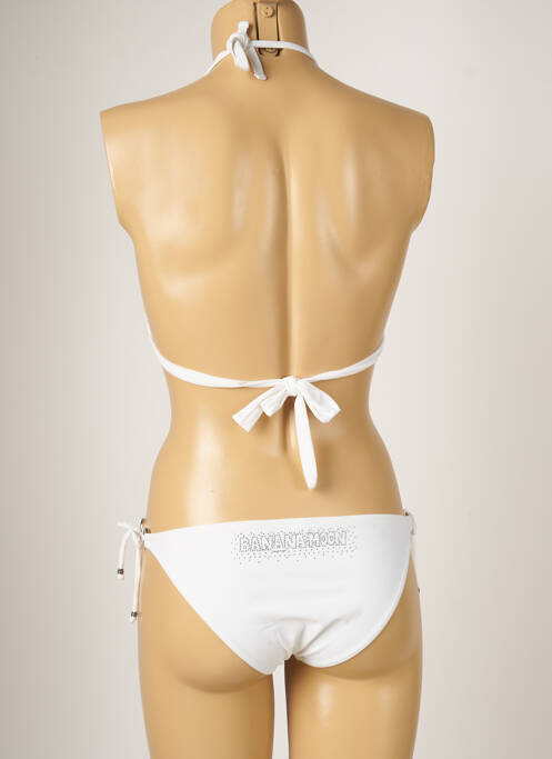Maillot de bain 2 pièces blanc BANANA MOON pour femme