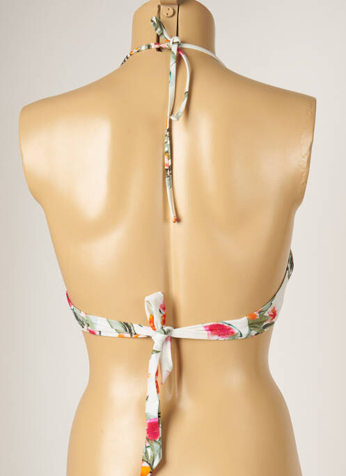 Haut de maillot de bain blanc BANANA MOON pour femme