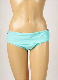 Bas de maillot de bain tissage satiné culotte bleu BANANA MOON femme