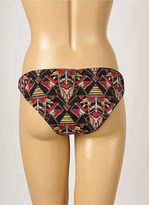 Bas de maillot de bain effet matière satinée culotte noir BANANA MOON femme
