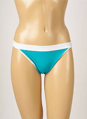 Bas de maillot de bain tissage satiné culotte bleu BANANA MOON femme