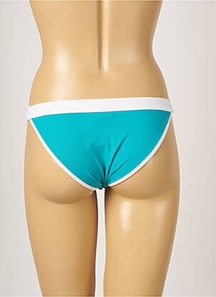 Bas de maillot de bain tissage satiné culotte bleu BANANA MOON femme