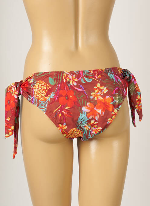 Bas de maillot de bain orange LIVIA pour femme