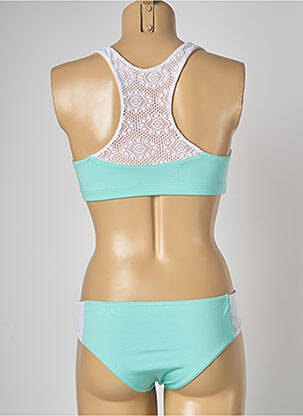 Maillot de bain 2 pièces stretch brassieres bleu BANANA MOON femme