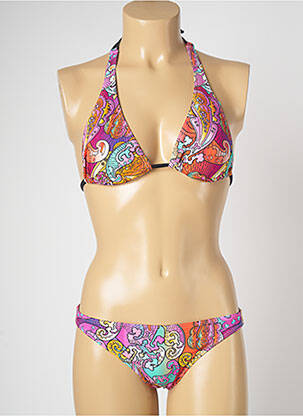 Maillot de bain 2 pièces stretch violet BANANA MOON femme