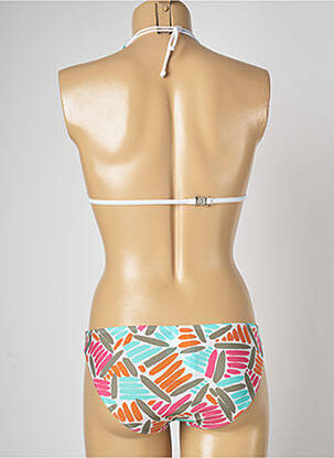 Maillot de bain 2 pièces stretch haut triangles rose BANANA MOON femme