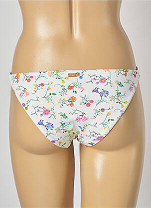 Bas de maillot de bain imprimé fleurs culotte beige BANANA MOON femme