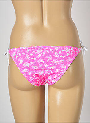 Bas de maillot de bain imprimé fleurs bikini rose BANANA MOON femme