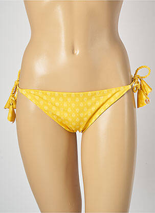 Bas de maillot de bain imprimé fantaisie bikini jaune BANANA MOON femme