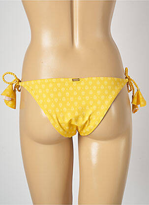 Bas de maillot de bain imprimé fantaisie bikini jaune BANANA MOON femme
